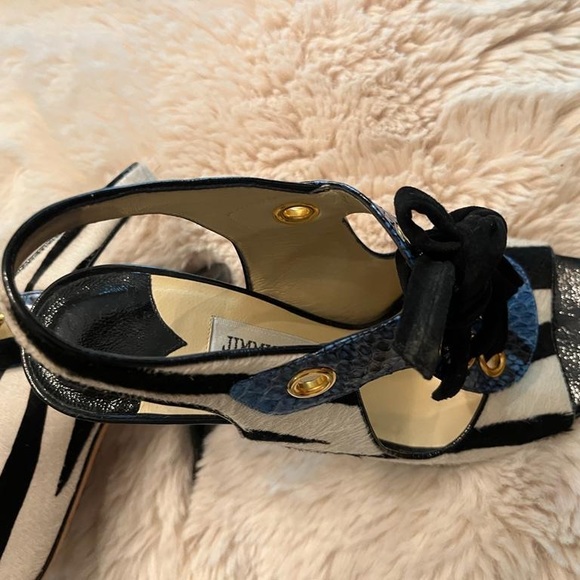 Jimmy Choo Zebra Print Heel - Picture 13 of 13